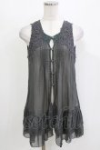 画像1: axes femme / レース使いベスト M グレー H-26-03-10-1039-AX-TO-NS-ZH (1)