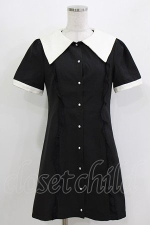 画像: Bubbles / レースセーラーワンピース Free ブラック H-26-03-10-1041-CA-OP-NS-ZH