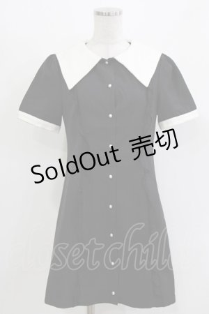 画像: Bubbles / レースセーラーワンピース Free ブラック H-26-03-10-1041-CA-OP-NS-ZH