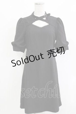 画像: EATME / クロスベルトネックワンピース M ブラック H-26-03-10-1043-LO-OP-NS-ZH