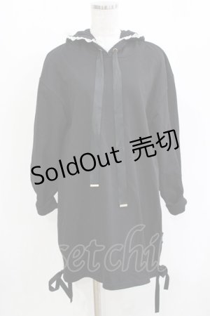 画像: Rojita / サイドレースアップパーカーワンピース Free ブラック H-26-03-10-1045-LO-OP-NS-ZH