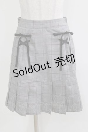 画像: Ank Rouge / スピンドルチェックスカート M グレー H-26-03-10-1049-CA-SK-NS-ZH