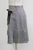 画像2: Ank Rouge / スピンドルチェックスカート M グレー H-26-03-10-1049-CA-SK-NS-ZH (2)