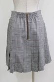 画像3: Ank Rouge / スピンドルチェックスカート M グレー H-26-03-10-1049-CA-SK-NS-ZH (3)
