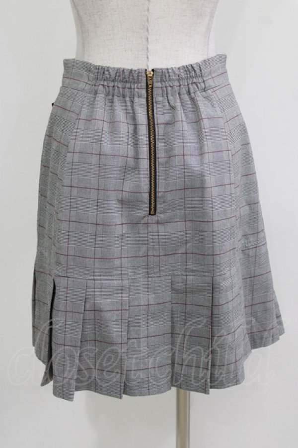 画像3: Ank Rouge / スピンドルチェックスカート M グレー H-26-03-10-1049-CA-SK-NS-ZH (3)