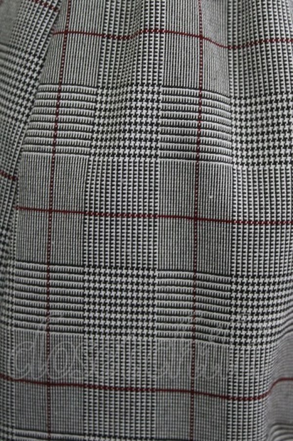 画像4: Ank Rouge / スピンドルチェックスカート M グレー H-26-03-10-1049-CA-SK-NS-ZH (4)