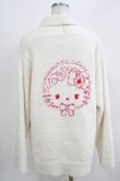 画像3: m petit by misako / サンリオキャラクターズコラボ/ハローキティ/ルームウエアカーディガン M オフ H-26-03-10-1051-LO-TO-NS-ZH (3)
