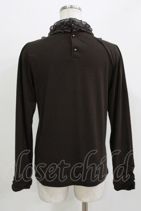 画像3: axes femme / プチローズカットソー M ブラウン H-26-03-10-1056-AX-TO-NS-ZH (3)