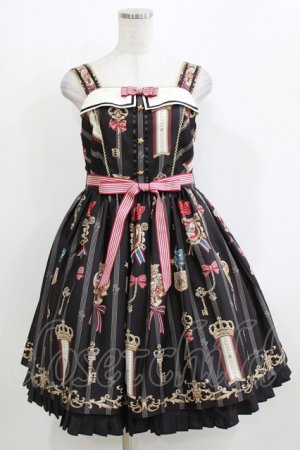 画像: Angelic Pretty / British Keysジャンパースカート Free ブラック H-26-03-10-1006-AP-OP-NS-ZH