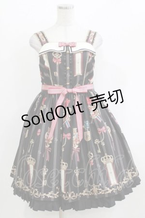 画像: Angelic Pretty / British Keysジャンパースカート Free ブラック H-26-03-10-1006-AP-OP-NS-ZH