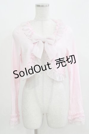 画像: Angelic Pretty / Romanticリボンボレロ Free ピンク H-26-03-10-1063-AP-TO-NS-ZH