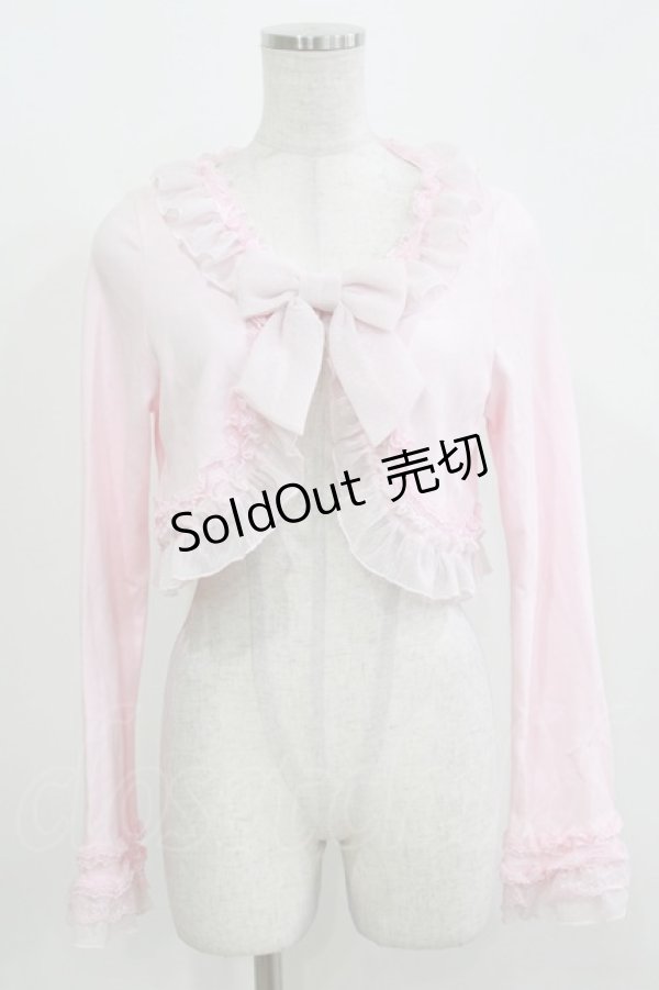画像1: Angelic Pretty / Romanticリボンボレロ Free ピンク H-26-03-10-1063-AP-TO-NS-ZH (1)