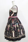 画像2: Angelic Pretty / British Keysジャンパースカート Free ブラック H-26-03-10-1006-AP-OP-NS-ZH (2)
