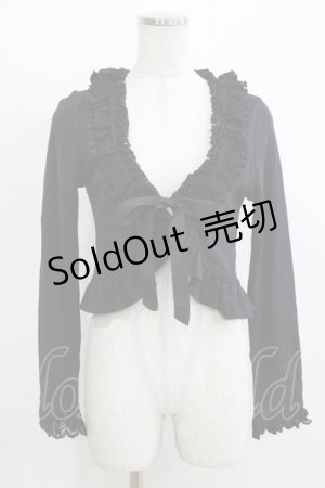 画像: BABY,THE STARS SHINE BRIGHT / レースフリルリボンボレロ Free ブラック H-26-03-10-1065-BA-TO-NS-ZH