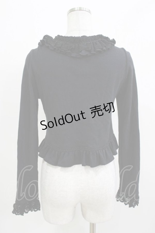 画像3: BABY,THE STARS SHINE BRIGHT / レースフリルリボンボレロ Free ブラック H-26-03-10-1065-BA-TO-NS-ZH (3)