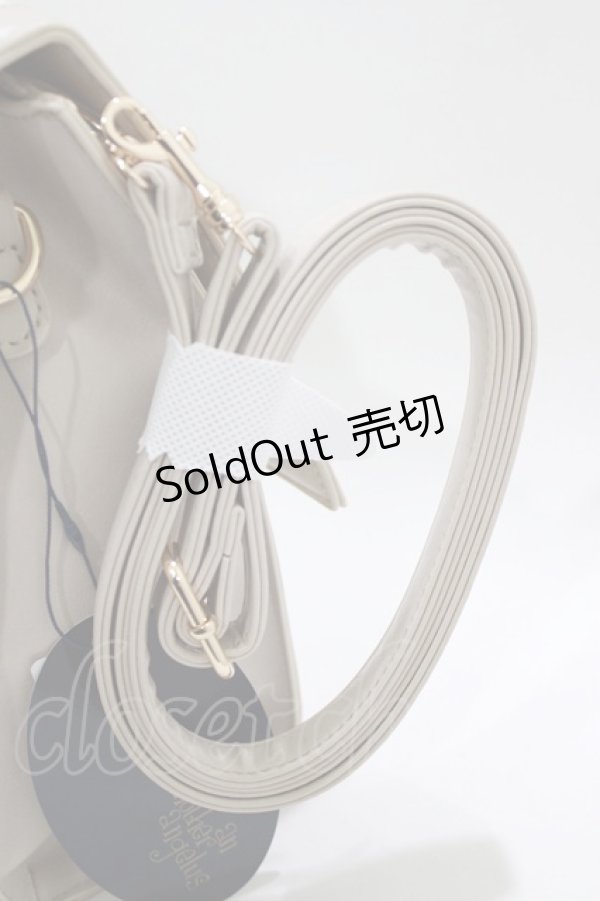 画像3: an another angelus / ローズ刺繍変形フラップバッグ  IVORY H-26-03-10-1066-CA-BG-NS-ZH (3)