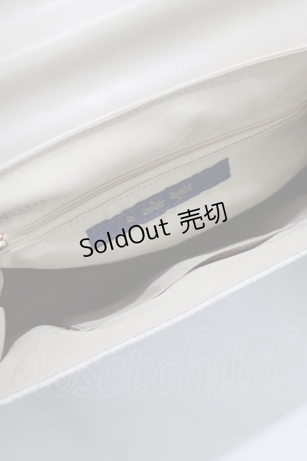 画像4: an another angelus / ローズ刺繍変形フラップバッグ  IVORY H-26-03-10-1066-CA-BG-NS-ZH (4)