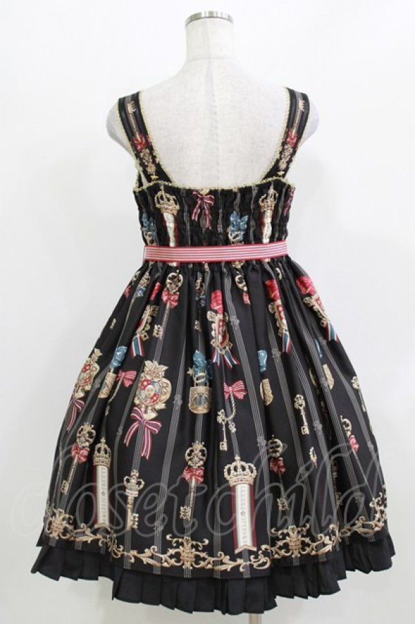 画像3: Angelic Pretty / British Keysジャンパースカート Free ブラック H-26-03-10-1006-AP-OP-NS-ZH (3)