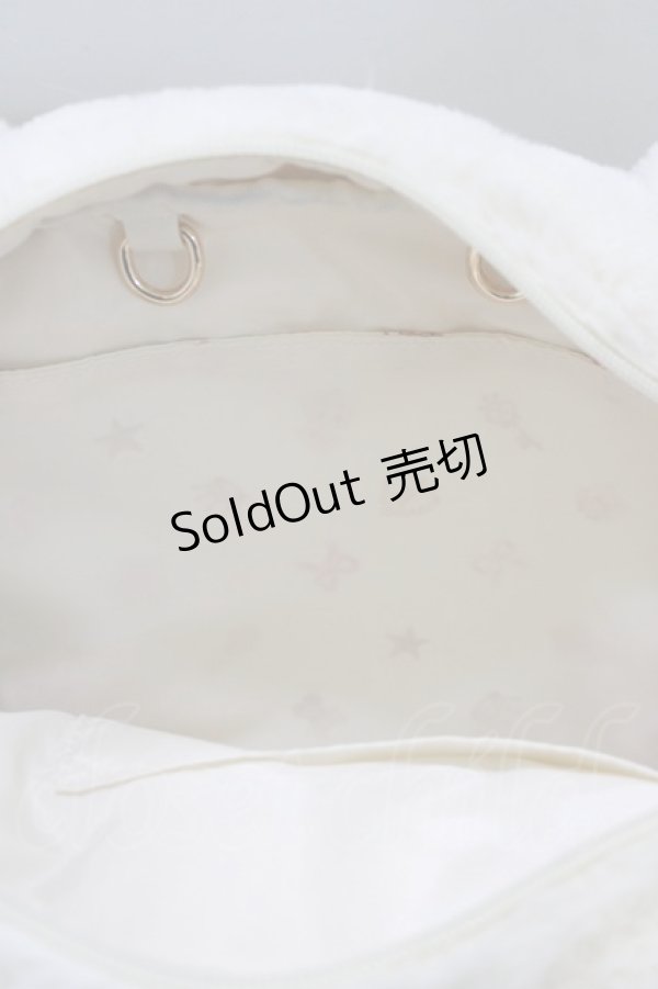 画像4: BABY,THE STARS SHINE BRIGHT / くまくみゃちゃんのハート窓リュック  アイボリー H-26-03-10-1067-BA-BG-NS-ZH (4)