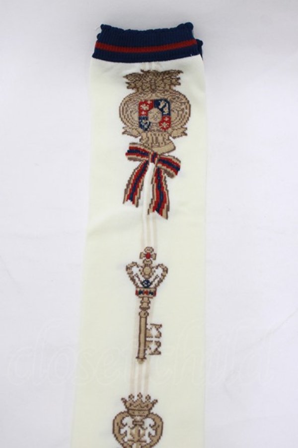 画像2: Angelic Pretty / British Keysオーバーニー  生成り H-26-03-10-1072-AP-ZA-NS-ZH (2)