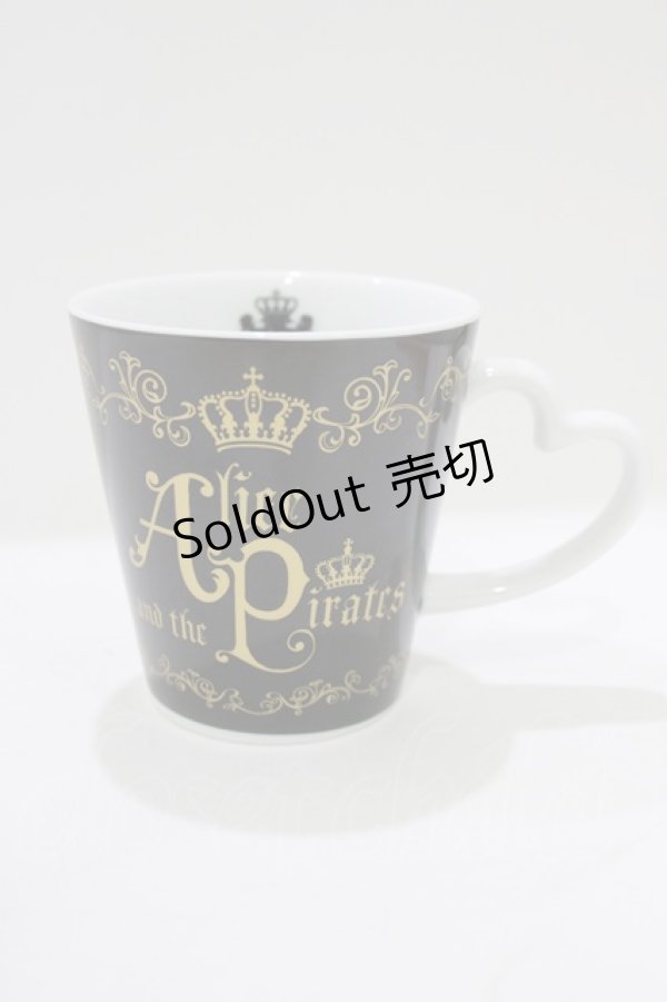 画像1: ALICE and the PIRATES / マグカップ  ブラック H-26-03-10-1074-PA-ZA-NS-ZH (1)