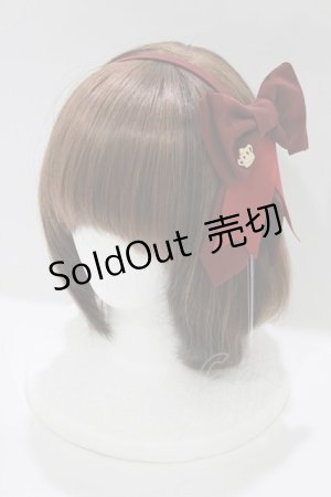 画像: Angelic Pretty / Elegant Crownカチューシャ  ワイン H-26-03-10-1080-AP-AC-NS-ZH