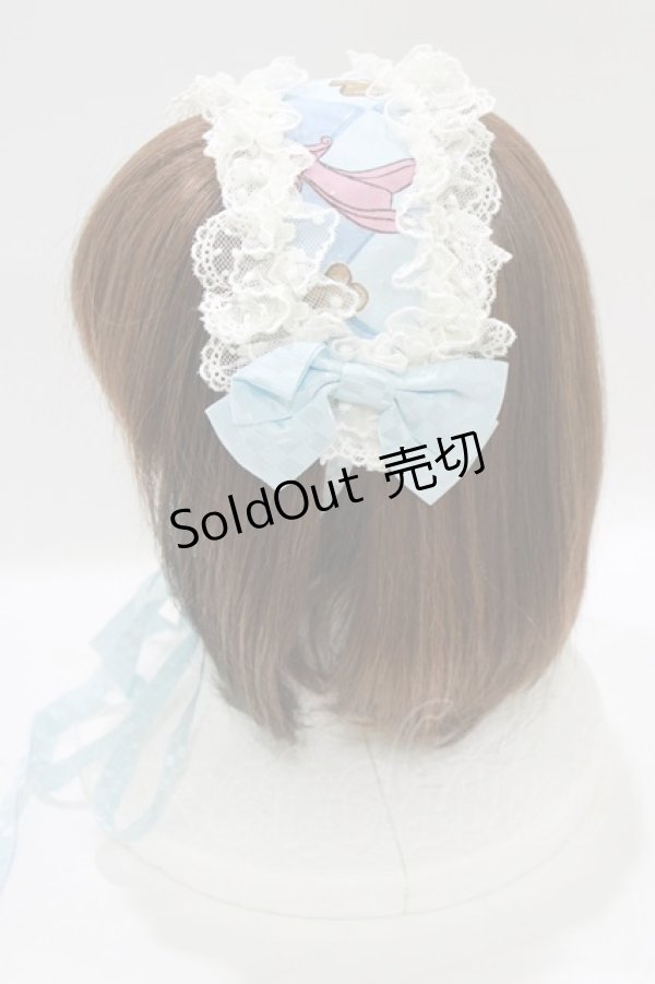 画像2: BABY,THE STARS SHINE BRIGHT / Alice In Wonderlandヘッドドレス  サックス H-26-03-10-1085-BA-AC-NS-ZH (2)