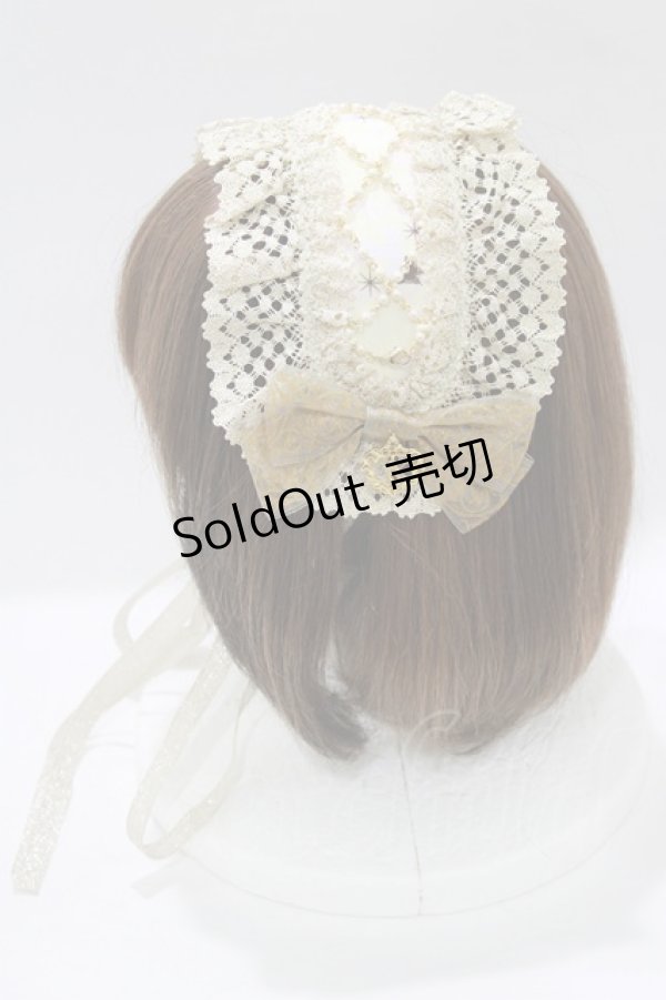 画像2: BABY,THE STARS SHINE BRIGHT / パールヘッドドレス（Cinderella）  生成り H-26-03-10-1086-BA-AC-NS-ZH (2)