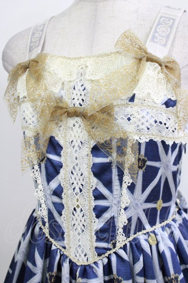 画像5: BABY,THE STARS SHINE BRIGHT / 天国の鍵〜祝福と出会う聖なる礼拝堂〜柄システィーナジャンパースカート Free ネイビー H-26-03-10-1008-BA-OP-NS-ZH (5)