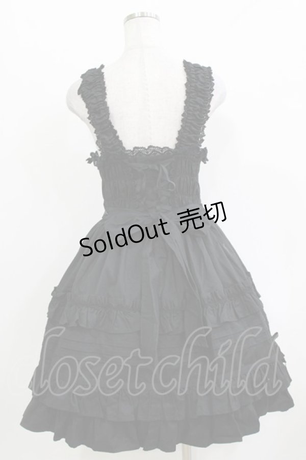 画像3: BABY,THE STARS SHINE BRIGHT / シャーリングジャンパースカート Free ブラック H-26-03-10-1010-BA-OP-NS-ZH (3)