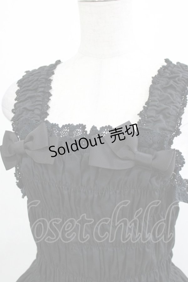 画像4: BABY,THE STARS SHINE BRIGHT / シャーリングジャンパースカート Free ブラック H-26-03-10-1010-BA-OP-NS-ZH (4)