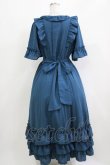 画像3: Amavel / Fluffy Frill ロングワンピース Free ブルー H-26-03-10-1015-CA-OP-NS-ZH (3)