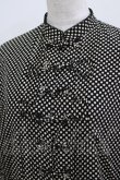 画像4: KANEKO ISAO / チャイナボタンドットワンピース Free ブラック H-26-03-10-1017-EL-OP-NS-ZH (4)