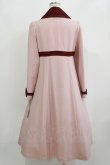 画像3: Innocent World / アメリアコートワンピース M ピンク×ボルドー/Pink×Bordeaux H-26-03-10-1018-IW-OP-NS-ZH (3)