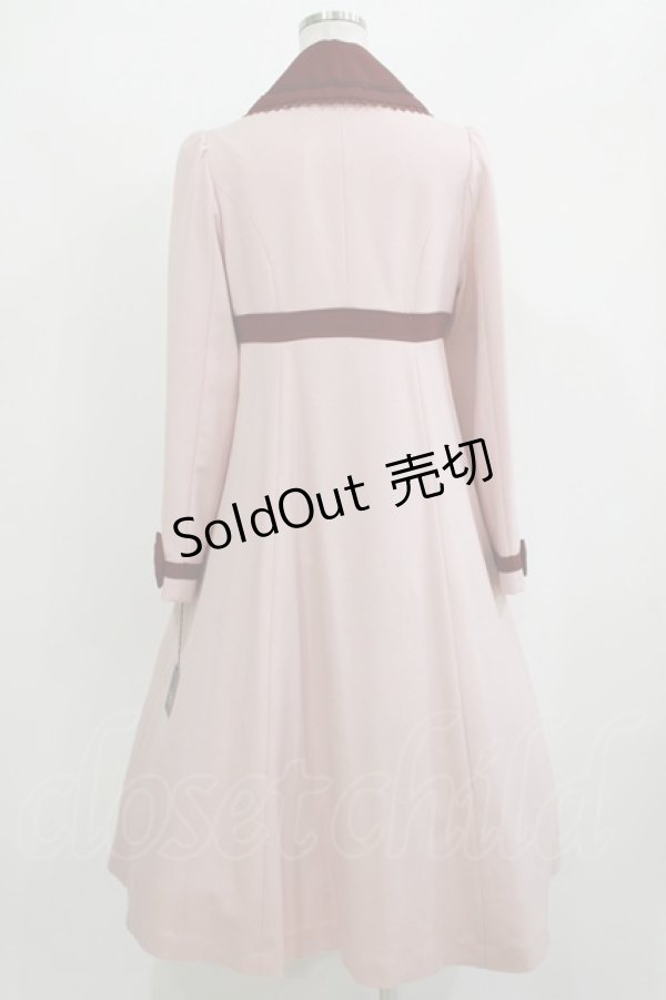 画像3: Innocent World / アメリアコートワンピース M ピンク×ボルドー/Pink×Bordeaux H-26-03-10-1018-IW-OP-NS-ZH (3)