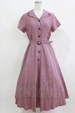 画像1: an another angelus / レトロチェックフィット&フレアーワンピース Free PINK×BROWN H-26-03-10-1022-CA-OP-NS-ZH (1)