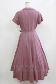 画像3: an another angelus / レトロチェックフィット&フレアーワンピース Free PINK×BROWN H-26-03-10-1022-CA-OP-NS-ZH (3)
