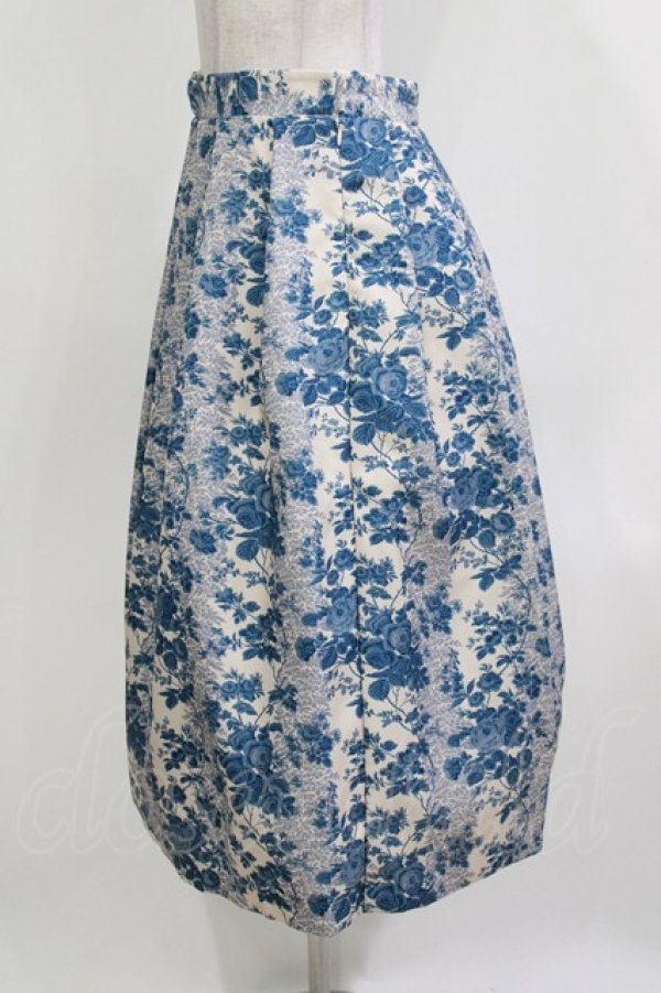 画像2: an another angelus / ジャガードライク花柄タックスカート Free  H-26-03-10-1025-CA-SK-NS-ZH (2)