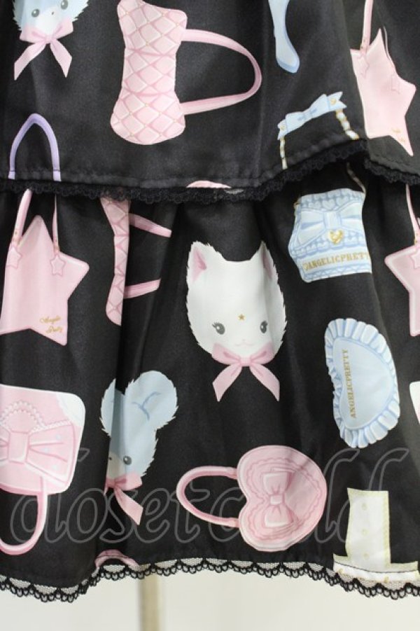 画像5: Angelic Pretty / Dream Bag Collectionジャンパースカート Free ブラック H-26-03-11-024-AP-OP-NS-ZH (5)