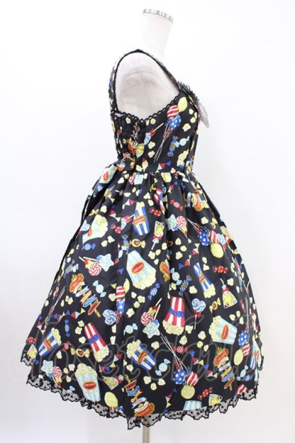 画像3: Angelic Pretty / Happy Park Carnivalジャンパースカート Free ブラック H-26-03-11-026-AP-OP-NS-ZH (3)