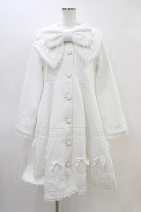 画像1: Chalmiere / メニーリボンコート M 白 H-26-03-11-029-0-CO-NS-ZH (1)