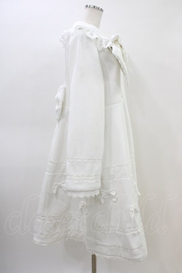 画像3: Chalmiere / メニーリボンコート M 白 H-26-03-11-029-0-CO-NS-ZH (3)