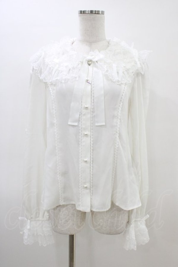 画像1: Angelic Pretty / Airy Frillブラウス Free 白 H-26-03-11-030-AP-BL-NS-ZH (1)