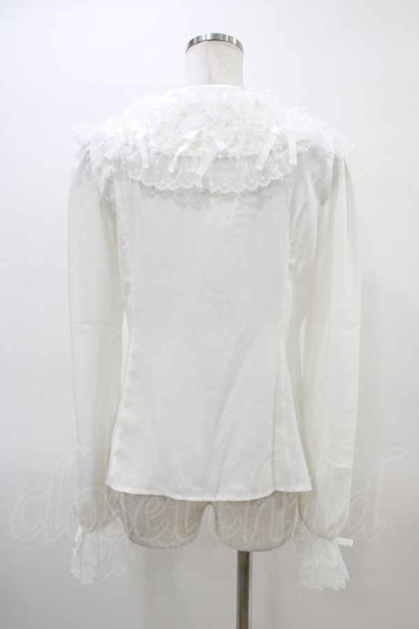 画像2: Angelic Pretty / Airy Frillブラウス Free 白 H-26-03-11-030-AP-BL-NS-ZH (2)
