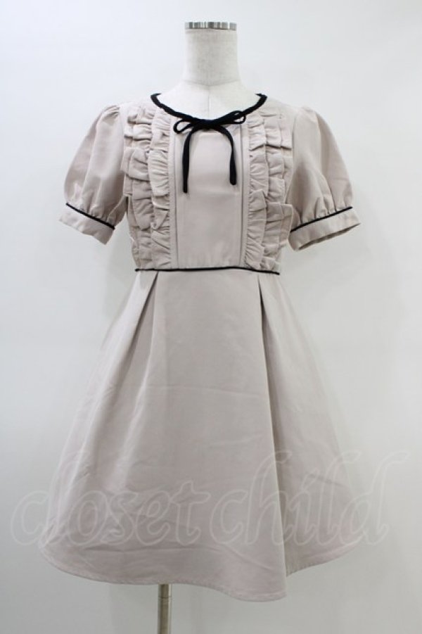 画像1: evelyn / ダブルリボンフリルワンピース Free ピンク H-26-03-11-035-LO-OP-NS-ZH (1)