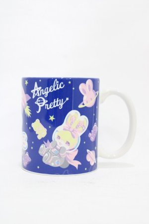 画像: Angelic Pretty / SPACE TOYSマグカップ  ネイビー H-26-03-11-006-AP-ZA-NS-ZH