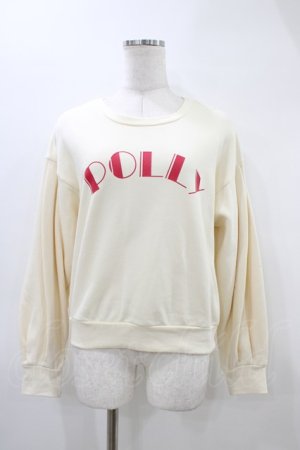 画像: Fi.n.t / POLLYロゴスウェットプルオーバー Free オフ H-26-03-11-044-CA-TO-NS-ZH