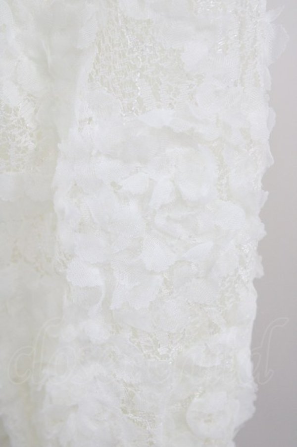 画像3: axes femme / 袖レースVネックニット M オフ H-26-03-11-045-AX-TO-NS-ZH (3)