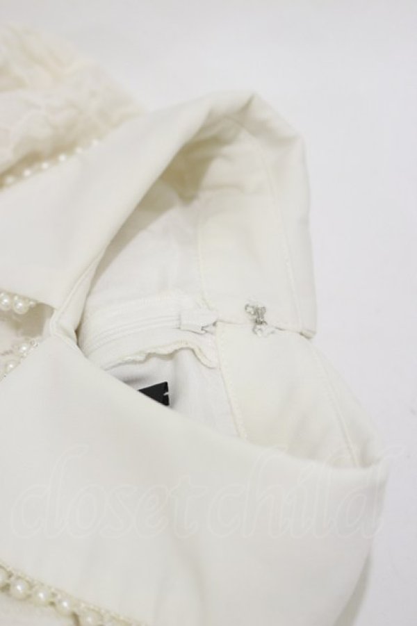 画像4: evelyn / パール襟レーストップス Free オフ H-26-03-11-1051-LO-TO-NS-ZH (4)