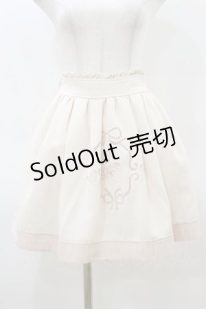 画像: LIZ LISA / ローズ刺繍スカート Free ピンク H-26-03-11-1061-LO-SK-NS-ZH